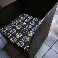 2 Poltrona etnica in ferro con cuscino