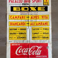 Locandina Coca-Cola boxe 1963