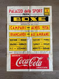 Locandina Coca-Cola boxe 1963