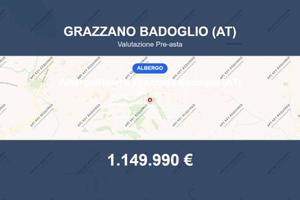 Immobile in asta di 1426 m² a Grazzano Badoglio