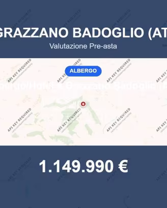 Immobile in asta di 1426 m² a Grazzano Badoglio