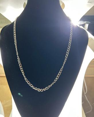 Collana Uomo in acciaio inossidabile. Lunga 55 cm