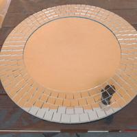 specchio rotondo mosaico