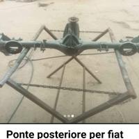 ponte posteriore con dischi per fiat 124