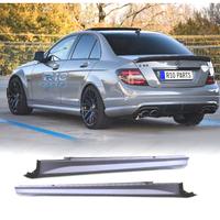 PROFILI LATERALI PER MERCEDES CLASSE C W204 LOOK A