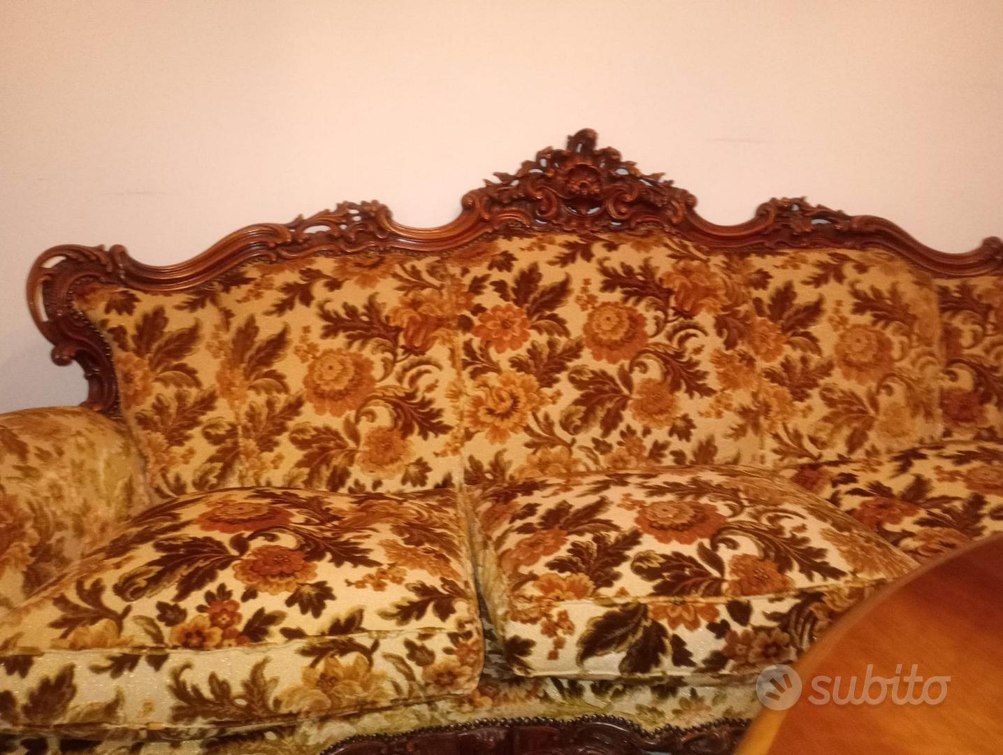 Salotto Damascato in  legno 100%