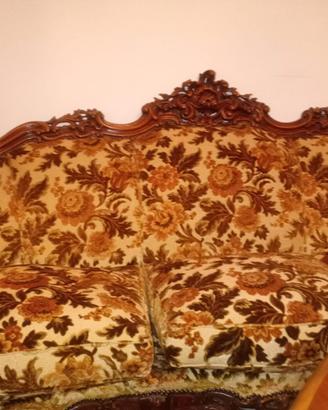 Salotto Damascato in  legno 100%