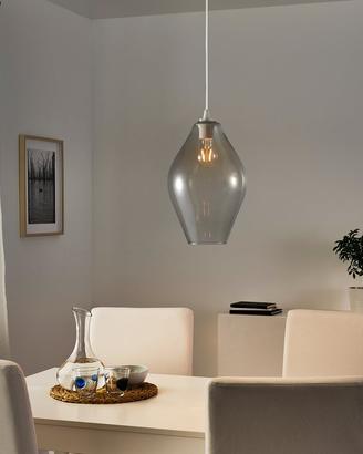 Paralume con  lampada e accessorio di sospensione