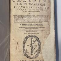 Libro antico, Ambrogio Calepio, 1565 (MDLXV)