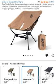 Sedia da campeggio Onetigris 