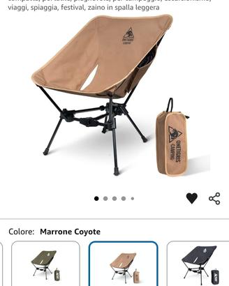 Sedia da campeggio Onetigris 