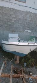 barca  450 con motore 40cv 2t 737