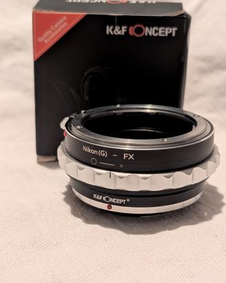 Adattatore per ottiche Nikon su Fujifilm 