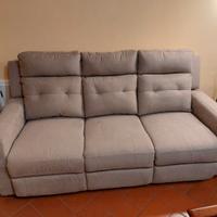 Divano 3 posti reclinabile