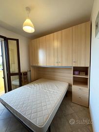 camera da letto con armadio a ponte 