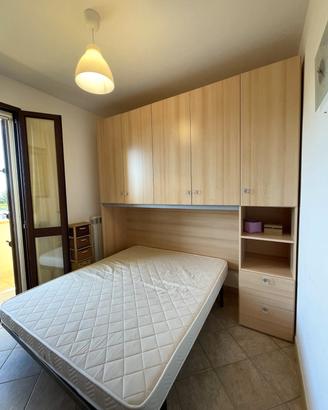 camera da letto con armadio a ponte 
