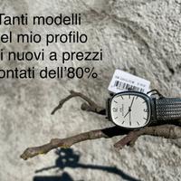 Orologio in acciaio stile casio uomo donna