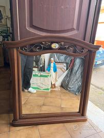 Grande specchio legno