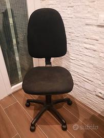 sedia da ufficio con rotelle