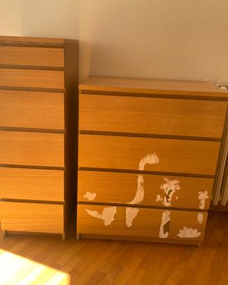 Mobili Ikea Malm comò e settimino