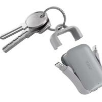 power bank portachiavi grigio tascabile tau 2