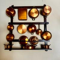 Batteria pentole in rame Ruffoni