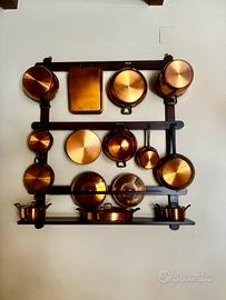 Batteria pentole in rame Ruffoni