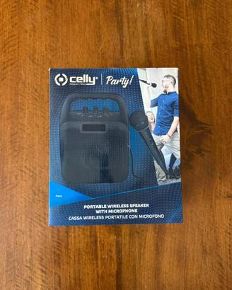 Cassa Bluetooth Celly Party Nero