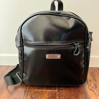 Zaino artigianale di telone dei camion color nero