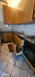 Cucina angolare in legno 3,5 x 1,5 mt completa di 