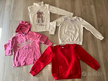Set felpe bambina 10 anni
