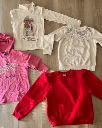 Set felpe bambina 10 anni