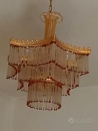 Lampadario vetro di murano anni 60