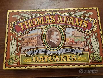 Scatola di latta THOMAS ADAMS ENGLISH, OATCAKES