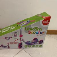 Unicorn Scooter Bambina Nuovo Sigillato