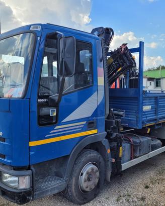 Iveco eurocargo 100e21 gru e ribaltabile