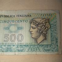 banconota da 500 lire italiane 