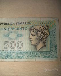 banconota da 500 lire italiane 