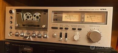 AIWA AD-6550 STEREO CASSETTE DECK RECORDER VINTAGE