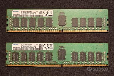 RAM Samsung 2x 8GB DDR4 2400 ECC M393A1G40DB1