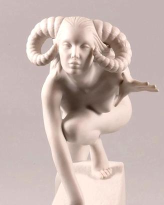 Royal Copenhagen  - Aries Christel Zodiac Biscuit