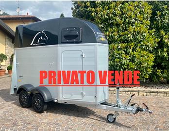 Trailer va per cavalli single Alu, privato vende