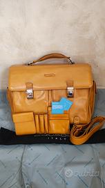 borsa da lavoro Piquadro in pelle 