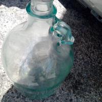 4 Bottiglioni di vetro e 4 di plastica