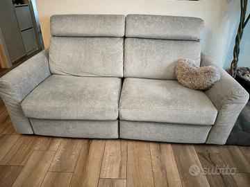 Divano relax elettrico con doppio rivestimento