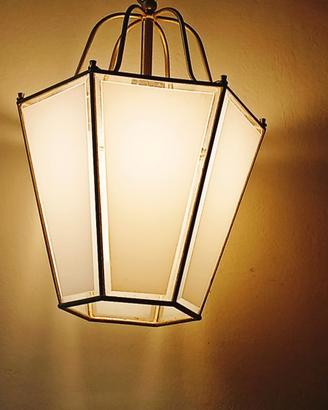 Lampadario/Sospensione/Lanterna Modernariato