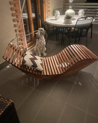 chaise-longue a dondolo