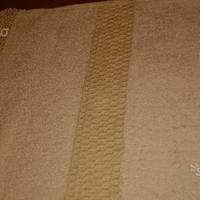 Asciugamano spugna - bordi all'uncinetto - NUOVO