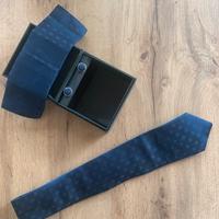Set cravatta gemelli pochette