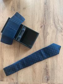 Set cravatta gemelli pochette